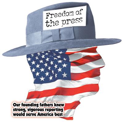 freedom of press reporter flag August 2 August 8: Anne & Annie, Cable Cars, Purple Hearts and Freedom to Print it As It Is!