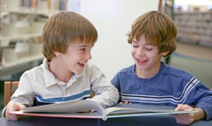 Brother Reading a Book