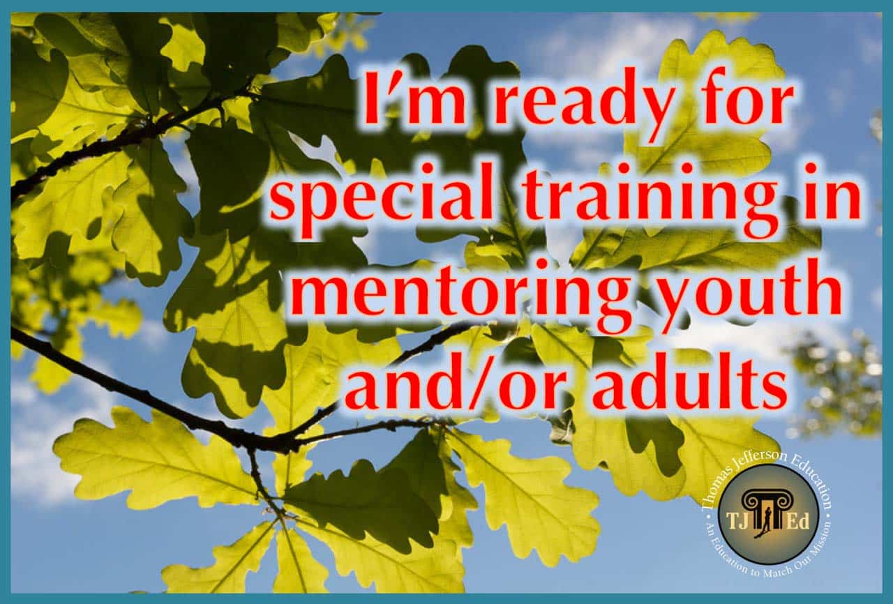 Special Training for Mentoring Youth and Adults