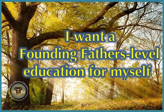 Founding Fathers Level Education